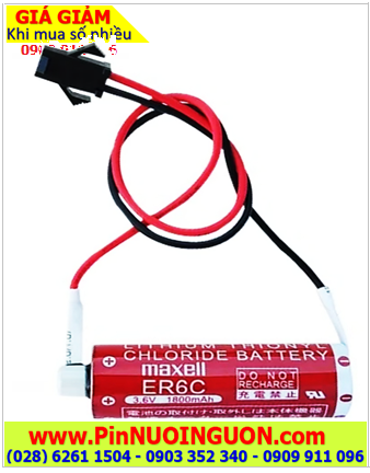 Maxell ER6C OTC; Pin nuôi nguồn Maxell ER6C OTC lithium 3.6v AA1800mAh chính hãng _Xuất xứ Nhật